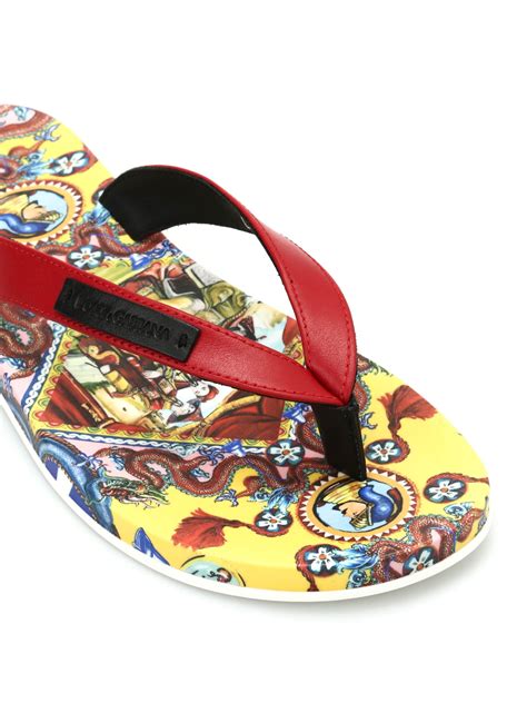 dolce gabbana flip flops